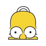 stickers de los simpsons android application logo